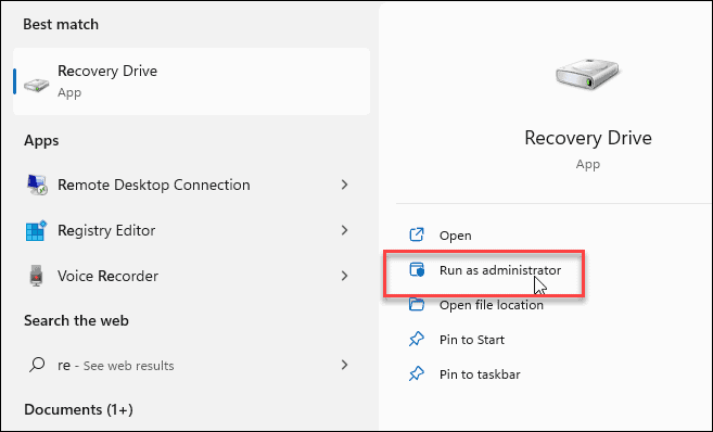 uitvoeren als beheerder windows 11