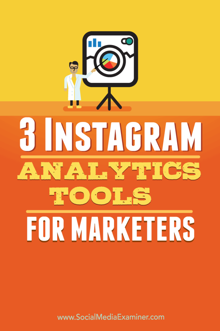 marketeer analytics tools voor instagram-analyse