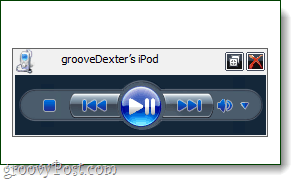 iPod-bediening via Windows-computer