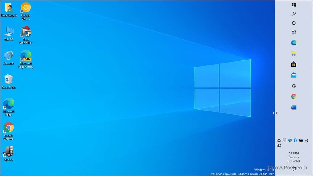 Hoe de taakbalk te verplaatsen op Windows 10