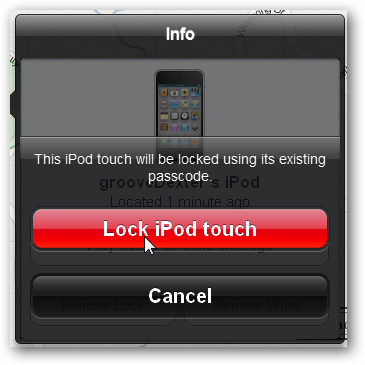 vergrendel de ipod touch of iphone om toegang te voorkomen