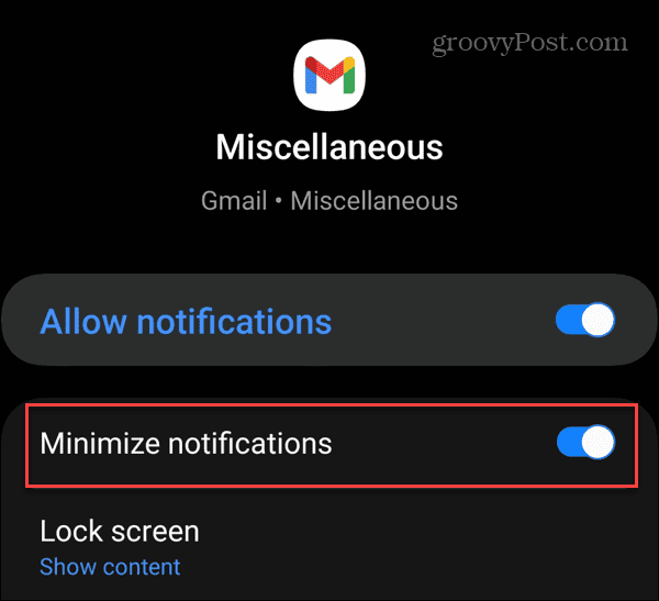 Minimaliseer meldingen op de Android-statusbalk