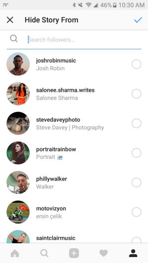 U kunt voorkomen dat bepaalde Instagram-volgers uw verhalen zien.