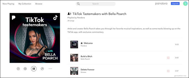 TikTok Tastemakers met Bella Poarch op Pandora