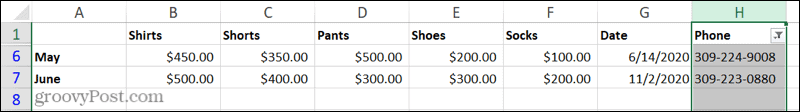 Basisfilter voor unieke waarden in Excel