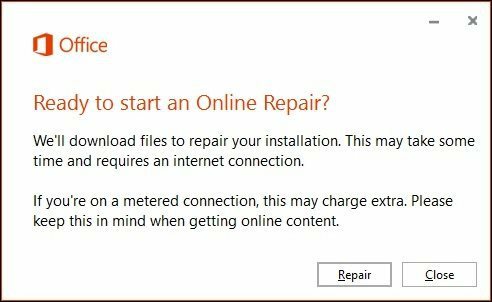 Office 365 reparatie 5