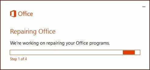 Office 365 reparatie 6