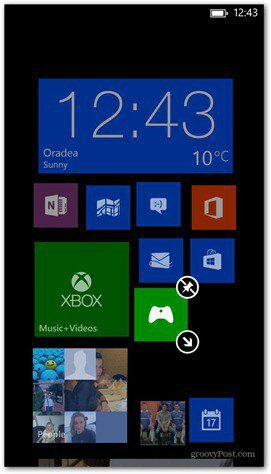 Windows Phone 8 pas tegels aan 2