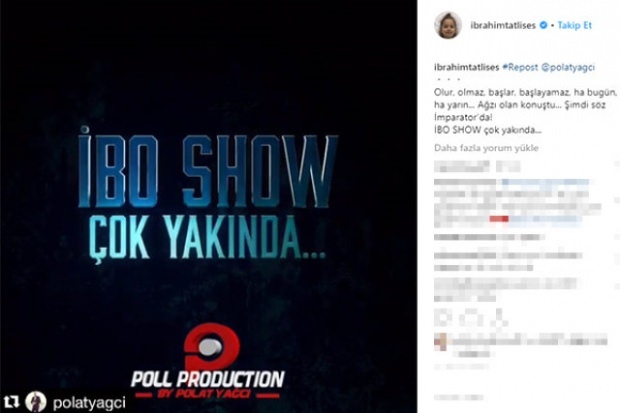 İbrahim Tatlıses keert terug naar de schermen met "İbo Show"!