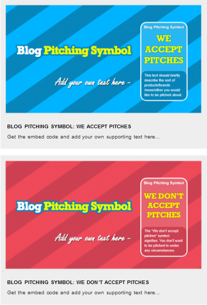 blog pitching-symbool