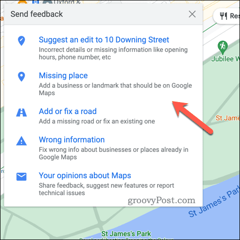 Geef Google Maps-feedback