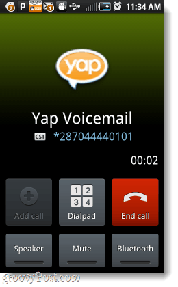 voicemails omleiden via Yap