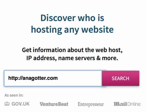 WhoIsHosting Dit identificeert de hostingprovider van een site in seconden.