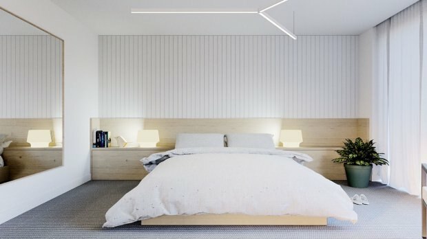 minimalistische slaapkamerdecoratie