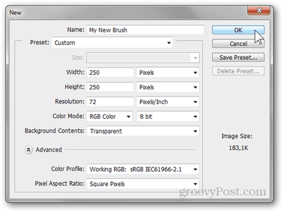 Photoshop Adobe Presets-sjablonen Downloaden Maken Creëren Vereenvoudigen Eenvoudig Eenvoudig Snelle toegang Nieuwe handleiding Handleiding Borstels Penseel Penseel Verf Document tekenen
