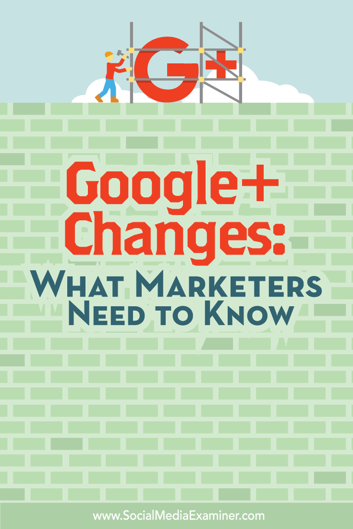 Veranderingen in Google+: wat marketeers moeten weten: Social Media Examiner