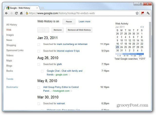 Google Privacy: verwijder vóór 1 maart uw Google-webgeschiedenis