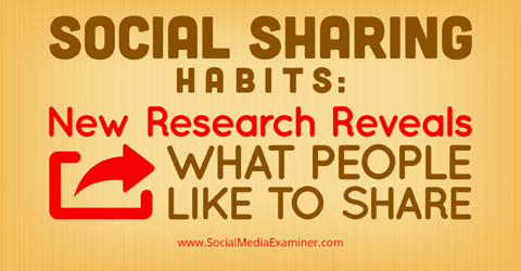 onderzoek naar sociaal delen