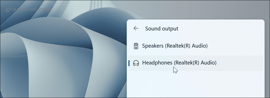 Windows 11 detecteert geen hoofdtelefoon