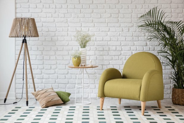 De harmonie van groen meubilair in woondecoratie