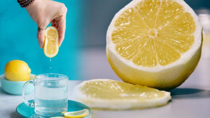 Wordt het 's ochtends verzwakt door citroenwater op een lege maag te drinken? Citroenwaterrecept voor gewichtsverlies