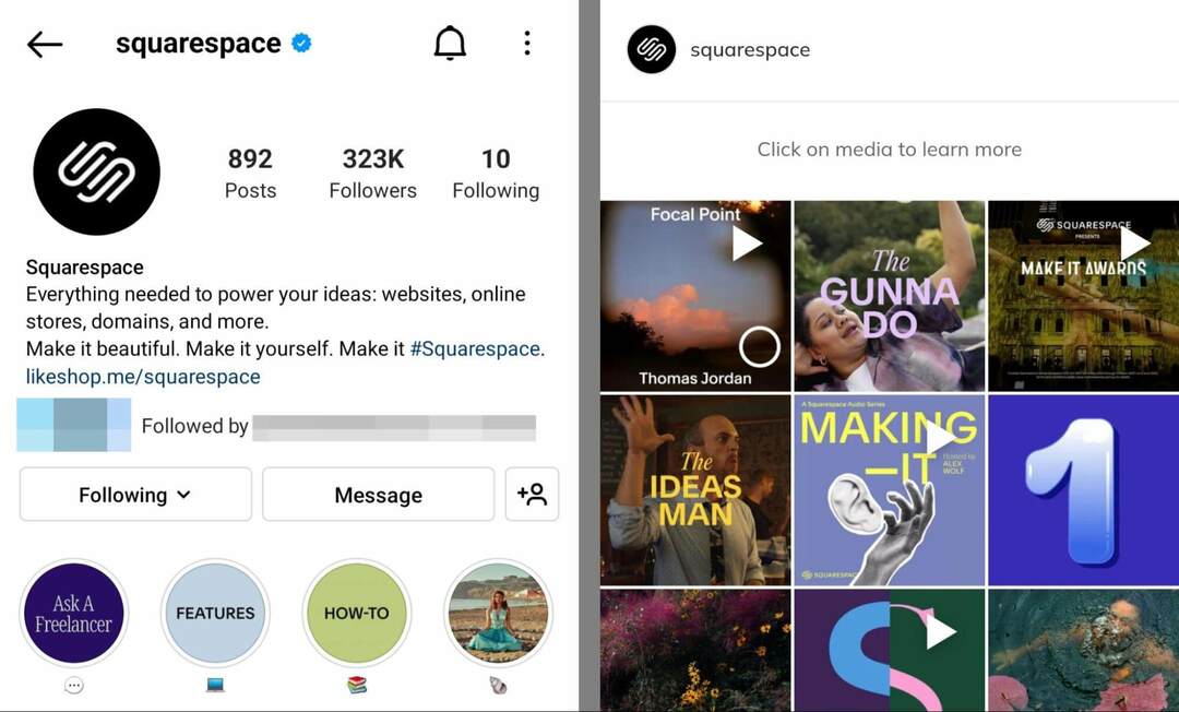 instagram-bio-squarespace-verhaal-hoogtepunten-voorbeeld