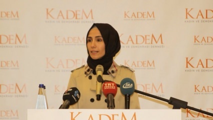 Sümeyye Erdoğan Bayraktar woont KADEM-opening bij
