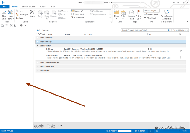 Kritiek Outlook-beveiligingslek gepatcht en het lege Outlook 2013-mapvenster herstellen