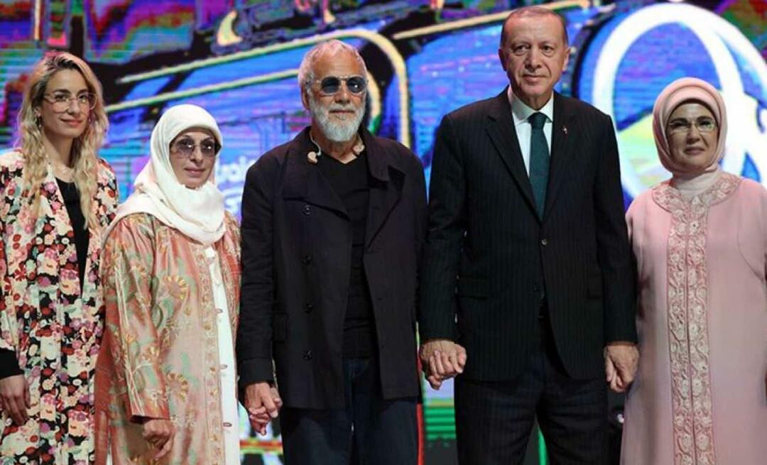 Yusuf Islam gaf zijn gitaar aan president Erdogan!