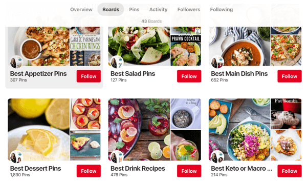 Tips om uw Pinterest-bereik te verbeteren, voorbeeld 3, Simple Pin Media Pinterest-borden voorbeeld