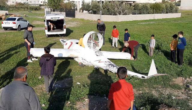 Een vreemde gebeurtenis in Osmaniye! Het vliegtuig gemaakt door het fenomeen Sefa Kındır ...