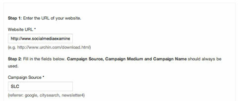 slc campagnemarkering in google url builder