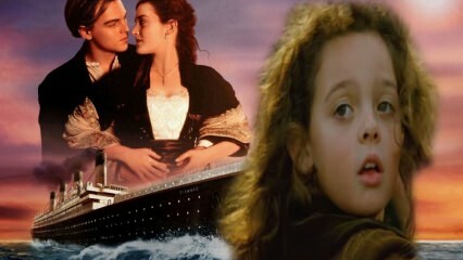 Kijk hoe het kleine meisje van Titanic is!
