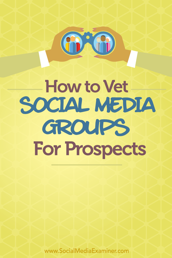 hoe u sociale mediagroepen kunt onderzoeken op potentiële klanten