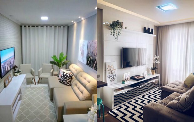 Woonkamerdecoratie-ideeën voor kleine kamers 2020