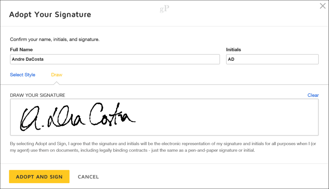 DocuSign gebruiken om documenten digitaal te ondertekenen