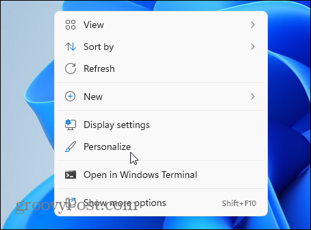 Personaliseer Windows 11