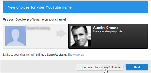 Hoe u kunt voorkomen dat Google om uw echte naam vraagt ​​op YouTube