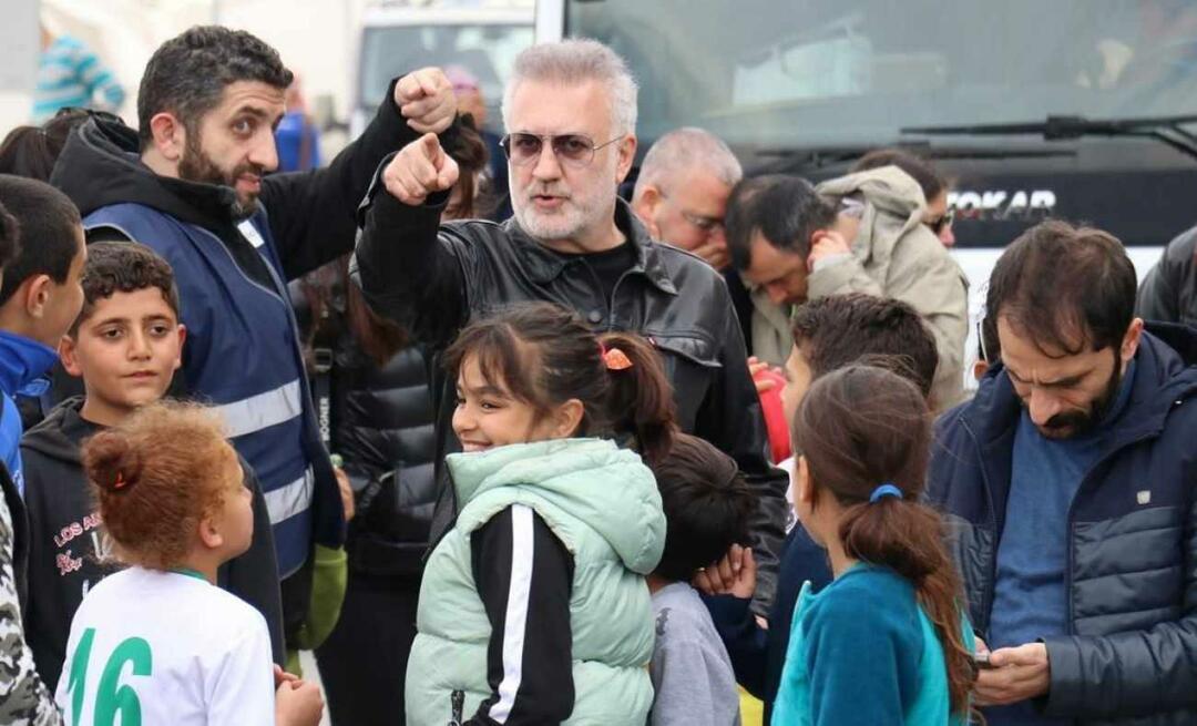 Tamer, die naar het aardbevingsgebied ging, ontmoette kinderen uit Karadağ! 