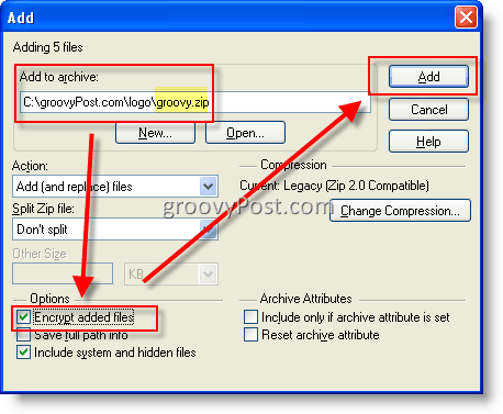Versleutel bestanden met WinZip AES