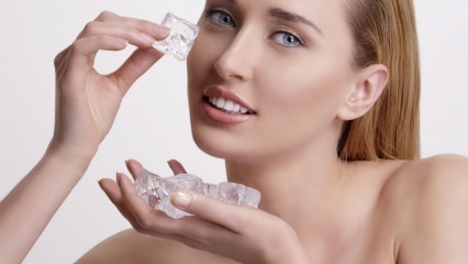 Wat zijn de voordelen van ijs voor de huid? Wordt ijs op acne aangebracht?