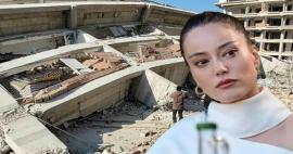 Een emotionele post van Pelin Akil na de aardbeving! 