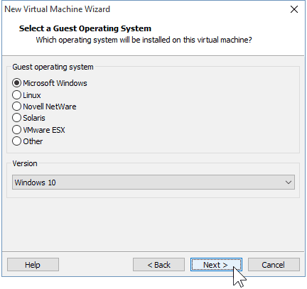 04 Selecteer OS Windows 10 32-bit 64-bit