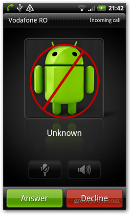 Android: oproepen van bepaalde contacten weigeren