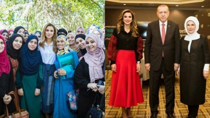 Jordan Queen Rania Al Abdullah mode en combinaties