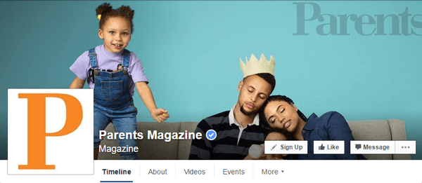 facebook omslagfoto ouders tijdschrift