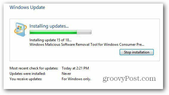 Windows Updates