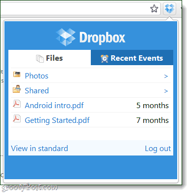 dropbox extensie bestandsbrowser