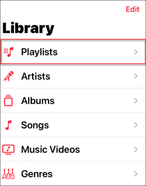  verander een afspeellijstafbeelding op Apple Music