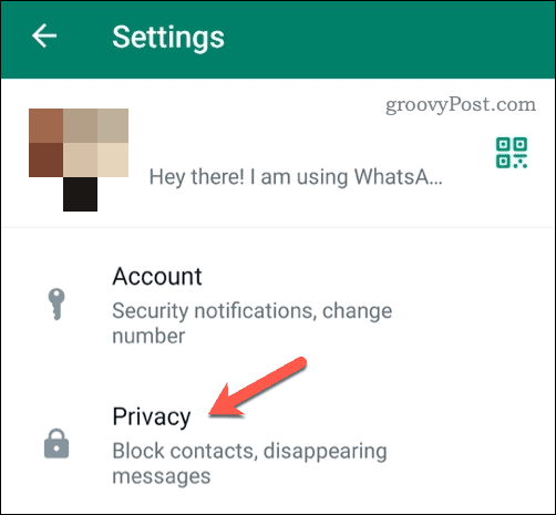 Open de Android-privacy-instellingen